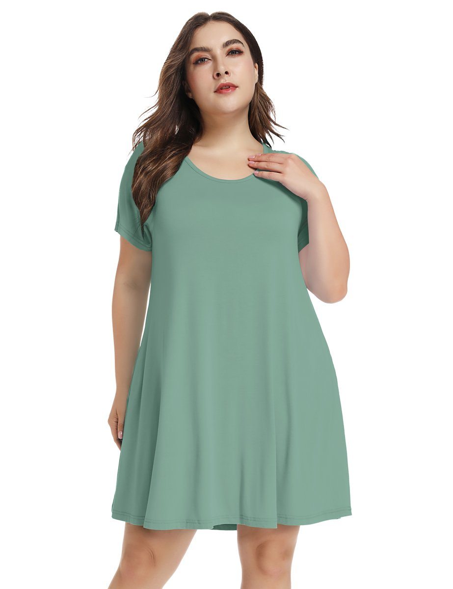 CYMMPU Women's Short Sleeve Summer Long Tunic for Leggings Clearance Plus  Size Round Neck Tshirt Vintage Work Tops Dressy Tunics Comfy Casual Loose